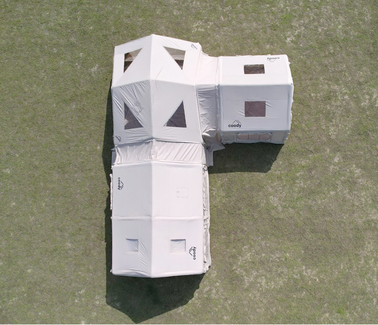 Coody Air Tent Dubbel Dragkedja Koppling